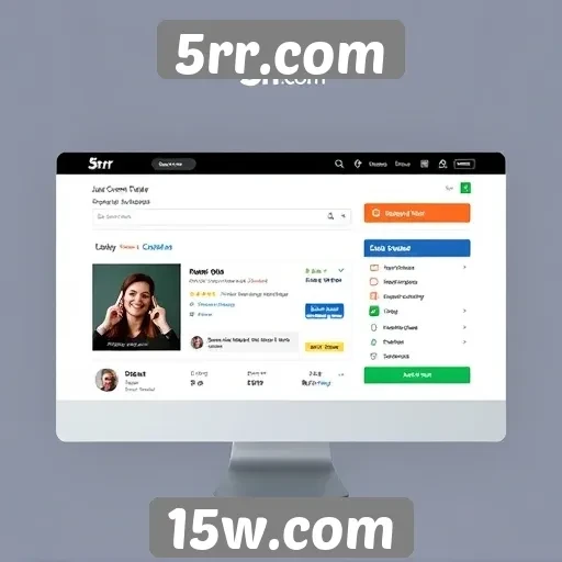 Análise da interface do usuário do 5rr.com